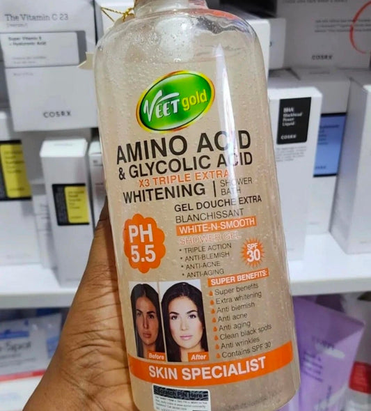 Amino Acid &amp; Glycolic Whitening Shower Gel